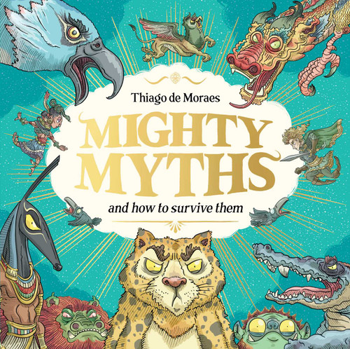 Mighty Myths book cover by Thiago de Moraes