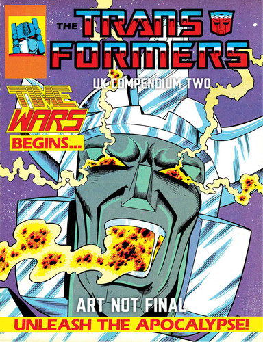 The Transformers UK Compendium Book Two (Transformers) book cover by Simon Furman, Ralph Macchio, Dan Abnett