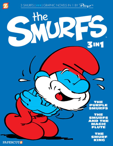 The Smurfs 3-in-1 Vol. 1: The Purple Smurfs, The Smurfs and the Magic Flute, and The Smurf King book cover by Peyo