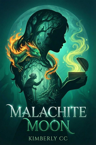 Malachite Moon book cover by Kimberly CC