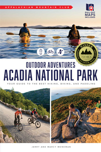 AMC's Outdoor Adventures: Acadia National Park: Your Guide to the Best Hiking, Biking, and Paddling (AMC Outdoor Adventures) book cover by Jerry Monkman, Marcy Monkman