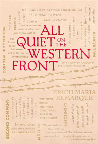 All Quiet on the Western Front (Word Cloud Classics) book cover by Erich Maria Remarque