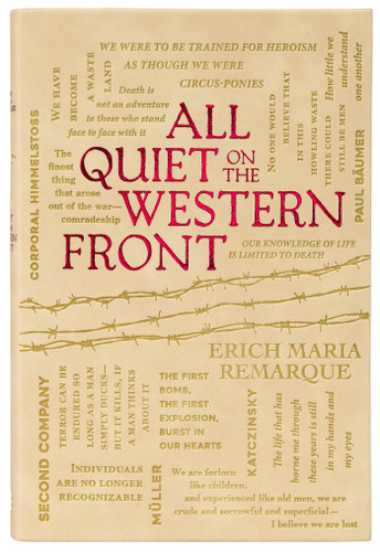 All Quiet on the Western Front (Word Cloud Classics) book cover by Erich Maria Remarque