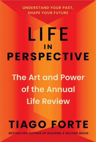 Life in Perspective: The Art and Power of the Annual Life Review book cover by Tiago Forte
