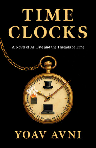 Time Clocks book cover by Yoav Avni