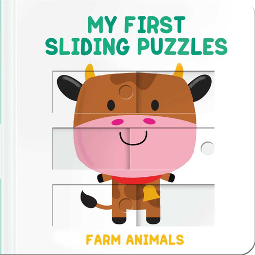 My First Sliding Puzzles - Farm Animals (My First Sliding Puzzles) book cover by Little Genius Books