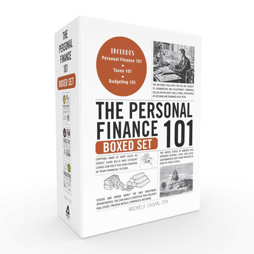 The Personal Finance 101 Boxed Set: Includes Personal Finance 101; Taxes 101; Budgeting 101 (Adams 101 Series) book cover by Michele Cagan