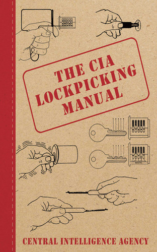 The CIA Lockpicking Manual book cover by Central Intelligence Agency
