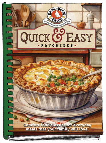 Quick & Easy Favorites: Tried-and-True Recipes for Busy Cooks (Everyday Cookbook Collection) book cover by Gooseberry Patch
