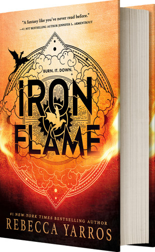 Iron Flame (Standard Edition) book cover by Rebecca Yarros
