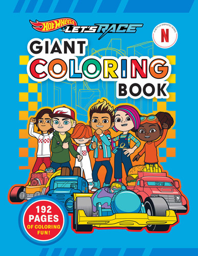 Hot Wheels: Let's Race Giant Coloring Book book cover by Mattel