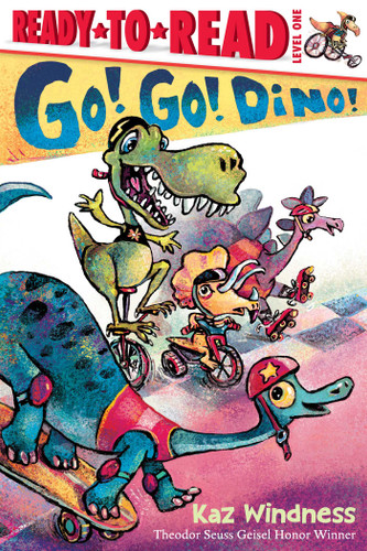 Go! Go! Dino!: Ready-to-Read Level 1 (Ready-to-Read) book cover by Kaz Windness