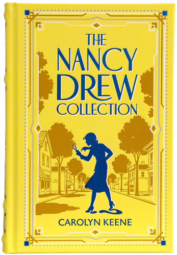 Nancy Drew Collection (Deluxe Leatherbound Edition) - Mystery Stories and Detective Fiction (Leather-Bound Classics) (Leather-bound Classics) book cover by Carolyn Keene