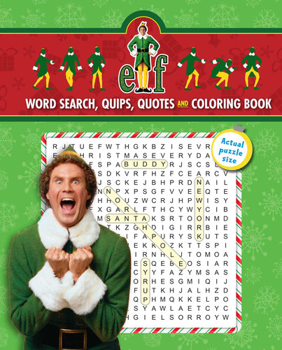 Elf Word Search, Quips, Quotes and Coloring Book (Coloring Book & Word Search) book cover by Editors of Thunder Bay Press