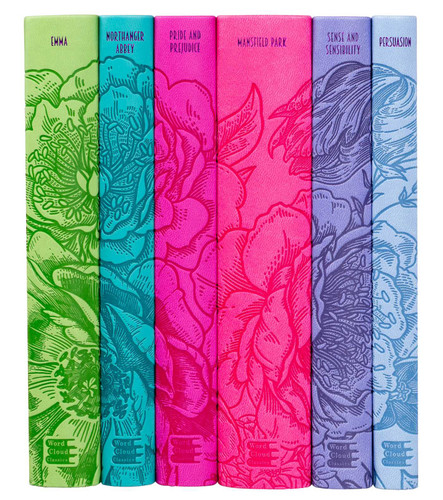 Jane Austen Boxed Set (Word Cloud Classics) book cover by Jane Austen
