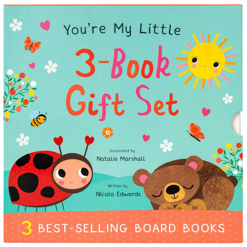 You're My Little 3-Book Gift Set: 3 Best-Selling Board Books: You're My Little Cuddle Bug, You're My Little Sunshine, You're My Little Snuggle Bear (You're My Little) book cover by Nicola Edwards