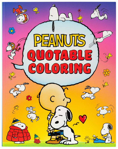 Peanuts Quotable Coloring (Quotable Coloring) book cover by Editors of Thunder Bay Press