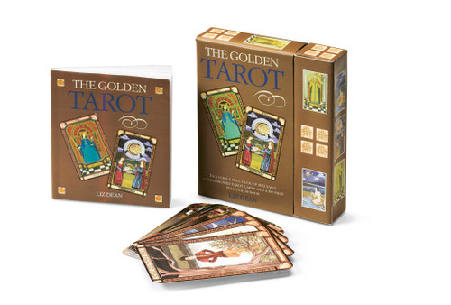 The Golden Tarot book cover by Liz Dean