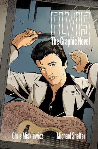 Elvis: The Graphic Novel book cover by Chris Miskiewicz, Z2 Comics