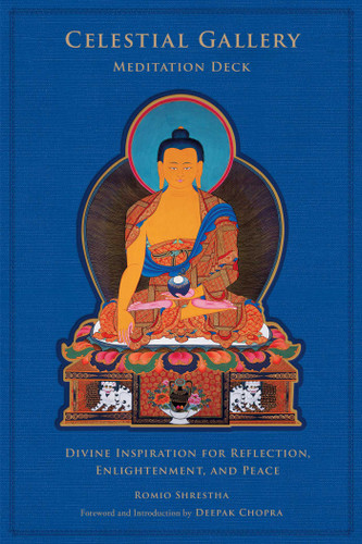 Celestial Gallery Meditation Deck: Divine Inspiration for Reflection, Enlightenment, and Peace book cover by Romio Shrestha