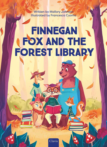 Finnegan Fox and the Forest Library book cover by Mallory Johnson