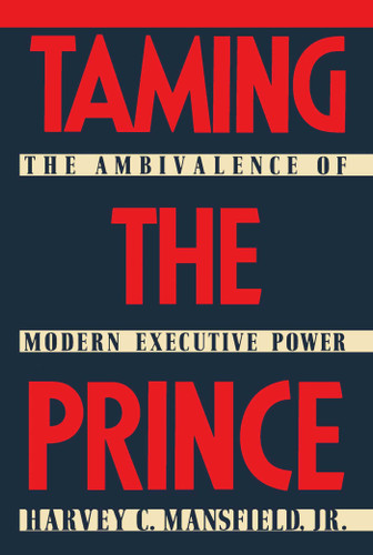 Taming the Prince book cover by Harvey C. Mansfield