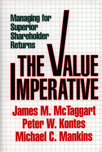 Value Imperative: Managing for Superior Shareholder Returns book cover by James M. Mctaggart