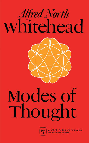 Modes of Thought book cover by Alfred North Whitehead
