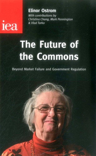 Future of the Commons book cover by Elinor Ostrom