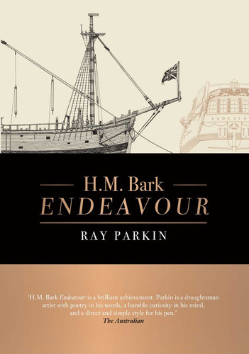H.M. Bark Endeavour: Updated Edition book cover by Ray Parkin