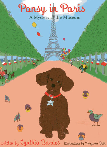 Pansy in Paris: A Mystery at the Museum (Pansy the Poodle Mystery Series) book cover by Cynthia Bardes