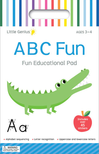 ABC Fun: Fun Educational Activity Pad with Carry Handle (Little Genius) book cover by 