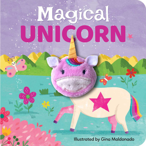 Magical Unicorn: Finger Puppet Board Book (My Little Finger Puppet Books) book cover by 