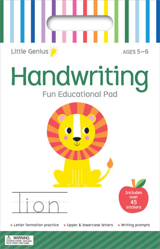 Handwriting: Fun Educational Activity Pad with Carry Handle (Little Genius) book cover by 