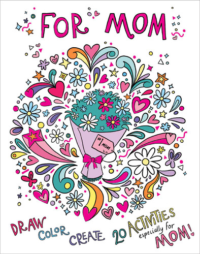 For Mom: Coloring Book: Color-Your-Own Art & Activity Book (Gallery Wall Art) book cover by 