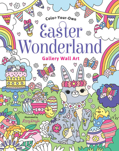 Easter Wonderland: Coloring Book: Color-Your-Own Gallery Wall Art (Gallery Wall Art) book cover by 