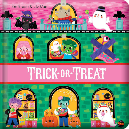 Trick or Treat: Padded Board Book: Picture Storybook (Story Time) book cover by Em Bruce