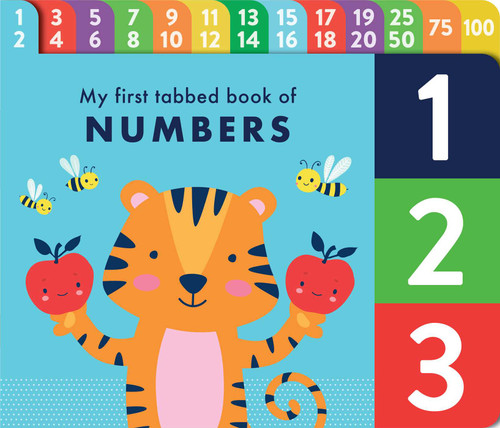 123: My First Tabbed Book of Numbers: Board Book with Colorful Tabs book cover by 