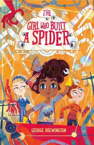 The Girl Who Built a Spider book cover by George Brewington