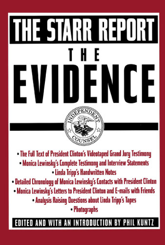 The Evidence: The Starr Report book cover by 
