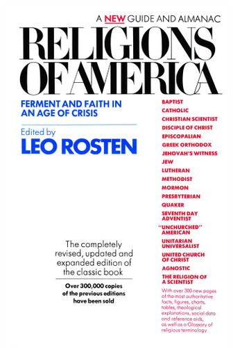 Religions of America book cover by Leo Rosten