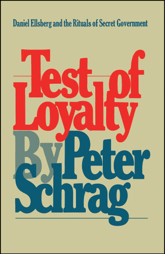 Test of Loyalty book cover by Peter Schrag