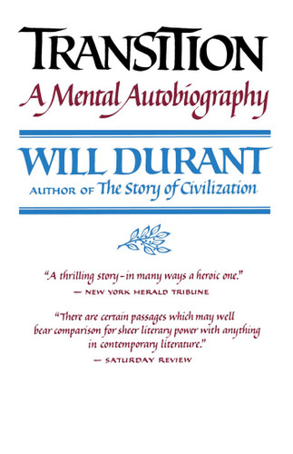 Transition book cover by Will Durant