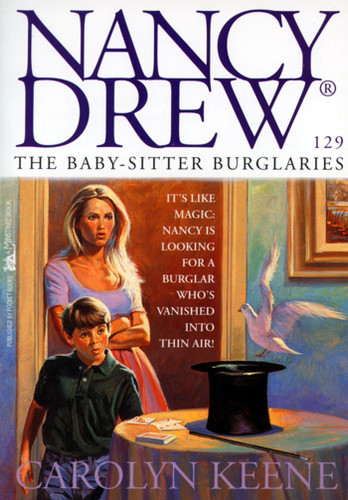 The Baby-Sitter Burglaries (Nancy Drew) book cover by Carolyn Keene