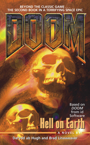 Hell on Earth (Doom) book cover by Dafydd ab Hugh