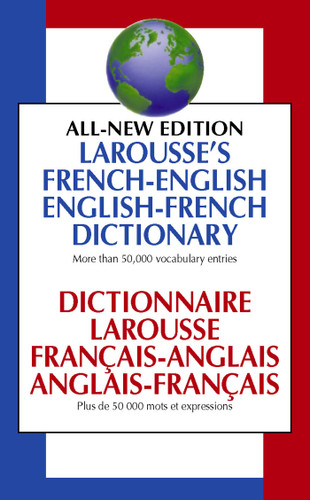 Larousse French English Dictionary book cover by Larousse