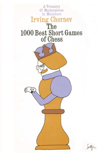 1000 GAMES CHESS book cover by Irving Chernev