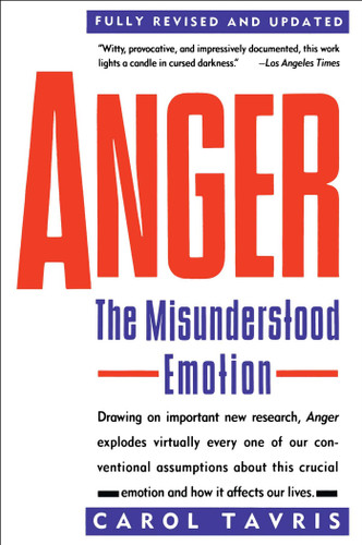 Anger: The Misunderstood Emotion book cover by Carol Tavris