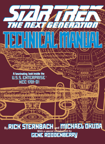 Technical Manual (Star Trek: The Next Generation) book cover by Rick Sternbach, Michael Okuda