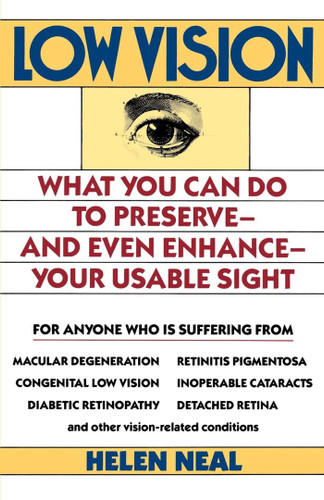 Low Vision book cover by Helen Neal